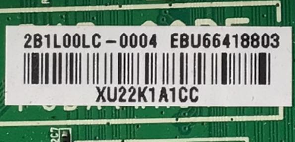 MAIN PARA TV LG / NUMERO DE PARTE EBU66418803 / EAX69462206(1.0) / MODELO 43NANO75UPA. BUSGLJM - Imagen 2